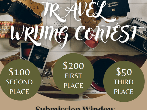 Travel Writing Contest Poster